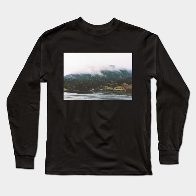 Vancouver Island Fog Long Sleeve T-Shirt by Admkng